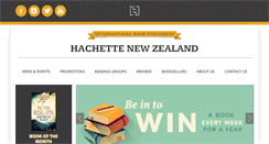 Desktop Screenshot of hachette.co.nz