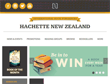 Tablet Screenshot of hachette.co.nz