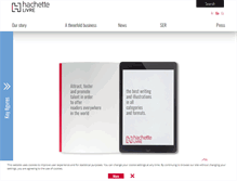 Tablet Screenshot of hachette.com